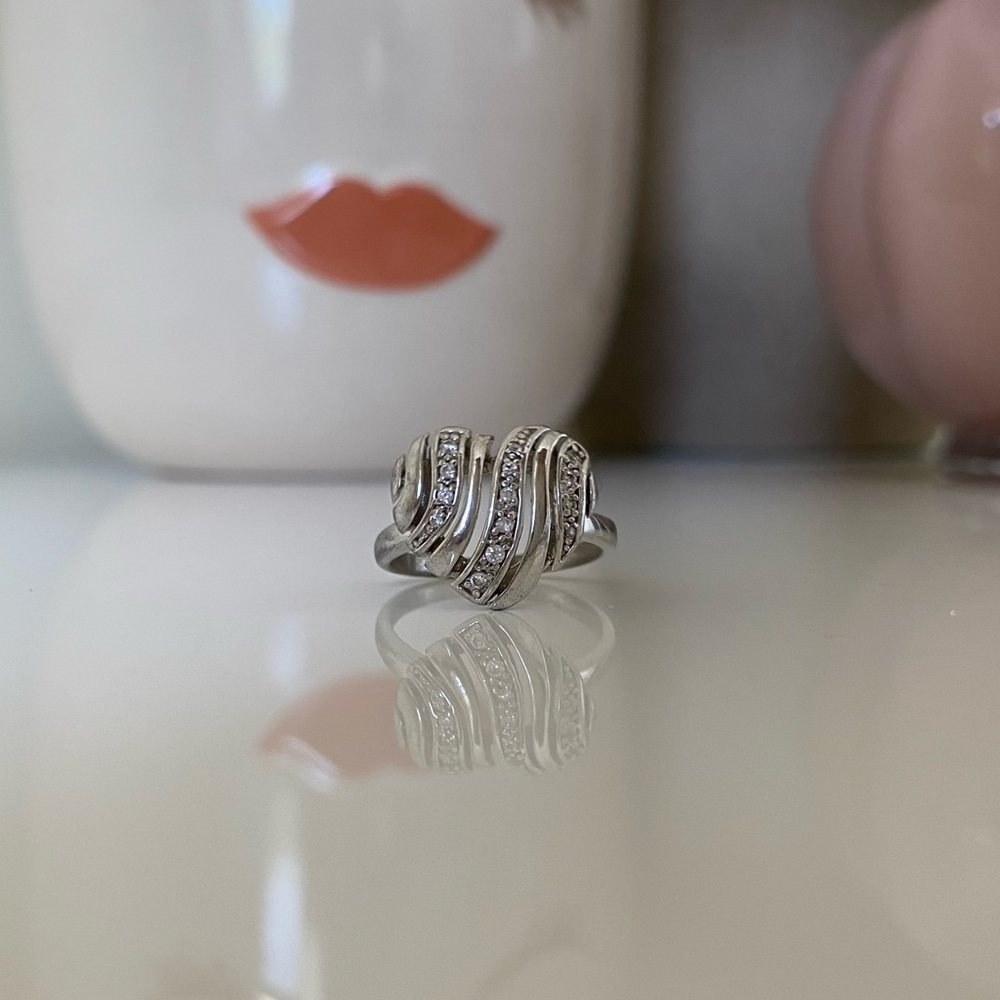 Vintage Sterling Silver Heart Ring